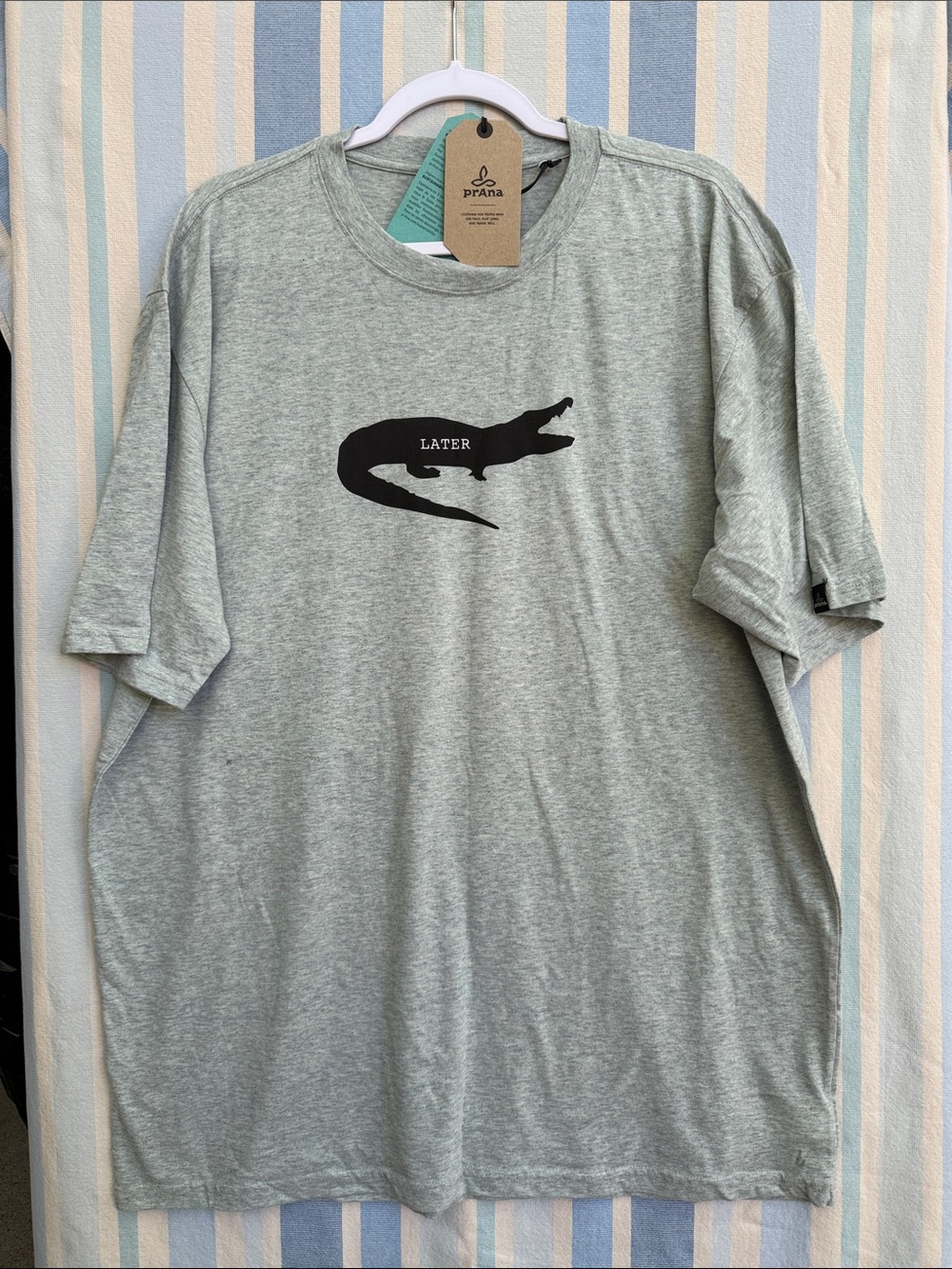prAna Men’s Agave Graphic Tee - 'Later' Gator Journeyman